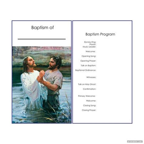 Made planning the <b>baptism</b> so easy. . Template lds baptism program